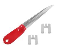 ABOOFAN Kit de Réparation en Rotin 3 Pièces Levier en Acier Inoxydable et Plastique Outil pour Chaises en Osier Paniers en Rotin Accessoires pour Tressage et Réparation de Meubles