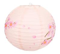ABOOFAN Lanterne Japonaise en Papier Pliable 35Cm Rose Fleur de Cerisier Décoration Suspendue pour Mariage Fête Restaurant Maison Anniversaire Présent
