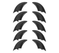 ABOOFAN Lot de 10 Griffes D’Animaux Noires Universelles pour Cosplay, Accessoires DIY pour Pattes de Fursuit, Composants Robustes pour Costumes Animaliers et Manucure Créative
