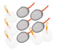 ABOOFAN Lot de 10 Paquet à Savonnette en Filet Exfoliants pour Double Face Paquet à Savonnette Moussant pour Solide Séchage Rapide Nettoyage Doux et Exfoliation Peau Sensible