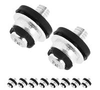 ABOOFAN Lot de 10 Vis Miniatures en Acier Inoxydable pour Disque Dur et Carte Mère, Installation Sécurisée et Usage Polyvalent, pour Mini PC et Bureaux, Couleur Noir