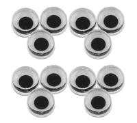 ABOOFAN Lot de 12 Feuilles Occultantes 0,5 Cm pour Lunettes Intelligentes, Autocollants Auto-adhésifs Anti-lumière Led, Protection Optique Noire, Accessoires pour Contrôle Lumière Reflets