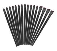 ABOOFAN Lot de 16 Pinceaux Eyeliner Yeux, Petit et Grand Format, Poils Synthétiques Noirs, Pinceaux de Précision pour Maquillage Professionnel et Usage Quotidien