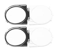 ABOOFAN Lot de 2 Cache-boutons en Plastique Transparent 37 Mm, Protection Interrupteur à Bouton D'alimentation D'ascenseur Double Face Adhésive, Sécurise Boutons-poussoirs pour Usage