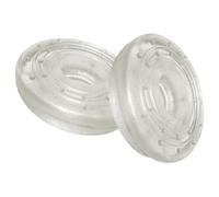 ABOOFAN Lot de 2 Coussinet Transparent Antidérapant en Caoutchouc pour Barre de Traction de Porte Intérieure Protection Cadre Accessoire Fitness pour Exercices de Renforcement