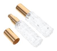 ABOOFAN Lot de 2 Flacons Vaporisateurs en Verre Cristallin pour Bitters Cocktails, Atomiseur Rechargeable Doré 30 Ml, Pulvérisateur D'amers Pratique pour Bar, la Cuisine et Préparation