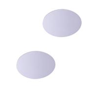 ABOOFAN Lot de 2 Miroirs Ronds en Acrylique Légers et Étanches, Accessoires Photo pour Photographie de Bijoux et Cosmétiques, Décoration Réfléchissante pour Studio
