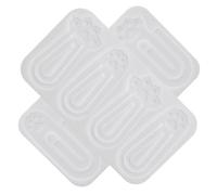 ABOOFAN Lot de 2 Moules en Silicone pour Marque-Pages DIY D’Empreinte de Patte de Chat Moules Soi-Même pour Résine UV et Époxy Kit Créatif Papeterie Kawaii pour Loisirs Manuels