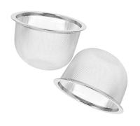 ABOOFAN Lot De 2 Passoires à Thé En Acier Inoxydable Filtre à Thé En Maille Remplaçable Compatible Design Pratique Dimensions 8.0cm x 6.9cm x 5.2cm Accessoires Indispensables