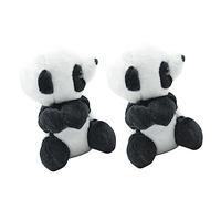 ABOOFAN Lot De 2 Pinces Mémo Panda En Peluche Compactes, Clips Décoratifs Pour Photo, Jouets De Relaxation Des Doigts, Accessoire Ludique Pour Bureau Et Maison