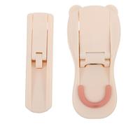 ABOOFAN Lot de 2 Recourbe-Cils Portables en Plastique avec Coussinets de Rechange Grand Angle pour Courbure Naturelle Mini Taille Maquillage et Voyage pour Femmes et Filles Ensemble