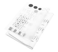 ABOOFAN Lot de 2 Tapis en Silicone pour Nail Art Tapis D'entraînement Réutilisable et Flexible pour Manucure, Planche à Dessin Compacte pour Ongles Acryliques et Gel, Accessoire