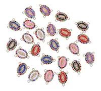 ABOOFAN Lot de 24 Breloques en Alliage Coloré pour Bracelet et Collier, Pendentifs DIY pour Bijoux Faits Maison, Accessoires Créatifs Légers et Solide pour Artisanat et Fabrication