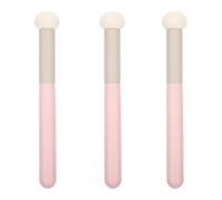 ABOOFAN Lot De 3 Correcteurs Maquillage Aux Champignons Tête D'éponge Ronde Douce Long Blanc Usage Sec Et Humide Pour Maquillage Professionnel Et Quotidien