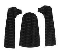 ABOOFAN Lot de 3 Pads de Traction Adhésifs Antidérapants en EVA Léger pour Planche de Surf Kit Accessoires Noirs sans Trous Adaptés aux Surfeurs Débutants et Confirmés