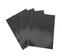 ABOOFAN Lot de 4 Feuilles Magnétiques Autocollantes A4 1 Mm D’épaisseur, Feuilles Flexibles en Caoutchouc Souple avec Support Adhésif, Aimants pour Réfrigérateur et Loisirs Créatifs,