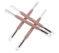 ABOOFAN Lot de 4 Peignes Séparateurs de Cils en Acier Inoxydable avec Capuchon de Protection Brosses à Mascara et Sourcils Compactes Outil Portable pour Maquillage Précis et Entretien