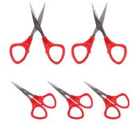 ABOOFAN Lot de 5 Ciseaux de Tailleur Courbés pour Broderie Acier Inoxydable Ciseaux à Fil à Broder Outils de Couture pour Travaux D’Aiguille et Artisanat Couleur Couleur Aléatoire