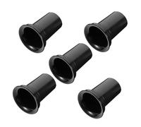 ABOOFAN Lot de 5 Tubes Réflexes de Remplacement pour Caisson de Basse en Plastique Noir, Résistants à l'usure Taches, Adaptés pour Haut-parleurs Portables et Voiture