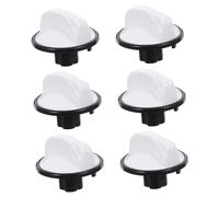 ABOOFAN Lot de 6 Boutons Rotatifs Universels en Ps pour Cuisinière et Four, Compatibles Polyvalents, Compacts et Portables pour Divers Appareils Cuisine