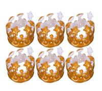 ABOOFAN Lot de 6 Couronnes Gonflables Décoratives pour Fête D'anniversaire, Accessoire de Cosplay pour Enfants, Fournitures de Fête Amusantes