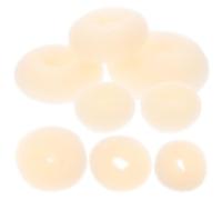 ABOOFAN Lot de 8 Machines à Petits Pains Résistantes à L'usure, Tailles Petites à Très Grandes, en Nylon Souple, pour Chignons Compacts Féminins, Usage Quotidien et Occasions Spéciales