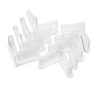 ABOOFAN Lot De 8 Protections d'angle pour Pieds De Meuble en Fer Coussinets Triangulaires Antidérapants Protecteurs De Pied De Table pour Chaises Lits Cadres 4.80X4.80X2.90 cm