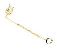 ABOOFAN Lyre Portable pour Flûte en Fer Support de Partition Doré, Accessoire Polyvalent pour Répétitions et Concerts en Plein Air