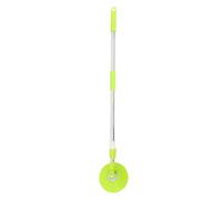 ABOOFAN Manche de balai rotatif manche à balai vert compatible avec serpillière rotative en acier inoxydable pour tous types de sols