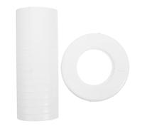 ABOOFAN Manchon Mural pour Climatiseur 60mm en PVC Blanc, Protection | Compatibilité, Finition Esthétique Peignable, pour Câbles et Conduite de Condensation, Usage Extérieur