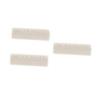 ABOOFAN Mandolin String Nut Os De Buffle Accessoires Mandoline RéSistance À Usure AméLiore Qualité Sonore Noix De Pont Mandoline 2.8X0.7X0.5 Cm