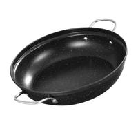 ABOOFAN Marmite Inox Double Poignée pour Cuisine Coréenne Pot à Soupe Résistant Haute Température Ustensile Polyvalent pour Fruits de Mer et Cuisson Familiale