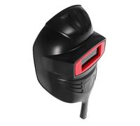 ABOOFAN Masque Facial de Soudure Portable Noir avec Poignée Visage pour Soudeur Masque Plastique Choc pour Travail de Soudage Découpe et Meulage Usage Industriel