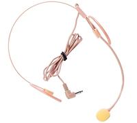 ABOOFAN Microphone Chantant Filaire Casque Audio Léger Couleur Chair, Amplification Sonore sans Distorsion pour Enseignants, Guides et Spectacles en Direct