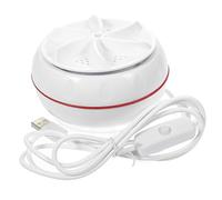 ABOOFAN Mini Machine à Laver Portable Usb Moteur Puissant En Abs, Lave-linge Compact Pour Sous-vêtements Et Chaussettes, Pour Voyages Et Dortoir, Laveuse Portative Légère, 10w Interrupteur Intégré