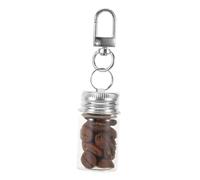 ABOOFAN Mini Wishing Bottle Keychain Mini Spell Jar Pendant with Key Ring for DIY Crafts Glass Wish Jar Charm for Romantic Decor and Creative Personalization