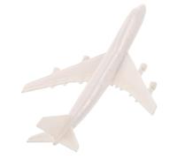 ABOOFAN Modèle d'avion Miniature 1/300 en Plastique Blanc, Micro-échelle, Maquette De Collection Détaillée, Outil pour Planification Urbaine, Décoration D'aéroport, Scène Urbaine en Maquette