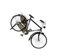 ABOOFAN Modèle De Vélo Miniature 1:10 Vintage en Alliage Noir pour Décoration Intérieure Rétro Bureau Salon Ornement Artistique pour Collectionneur Adultes