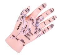 ABOOFAN Modèle Simulation Réaliste D'affichage des Points D'acupuncture Main en Pvc Rose Aide Éducative Précise pour Enseignement pour Étudiants et Débutants en Massage