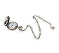 ABOOFAN Montre de Poche Petite Taille Motif Papillon Ajouré Vintage à Quartz Classique, Alliage de Zinc et Chaîne en Métal, Accessoire pour Banquet