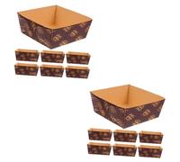 ABOOFAN Moule Papier Plateau à Gâteau Ondulé En Papier Épais 50 Pièces