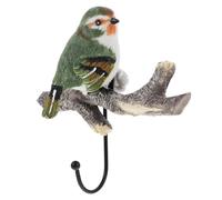 ABOOFAN Oiseau Décoratif en Résine et Fer Crochet Mural pour Maison | Support Mural Simple, Rangement Gain de Place, Facile à Nettoyer, pour Bijoux et Manteaux au Jardin Couleur Aléatoire