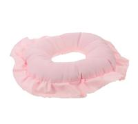 ABOOFAN Oreiller de Massage Rond pour Table de Massage Esthétique Coussin Facial Ergonomique en Tissu Doux Respirant Appui-Tête Confortable Rose Coussin pour Soins du Visage et Spa