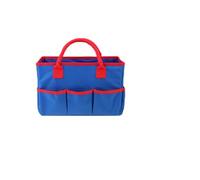 ABOOFAN Organisateur de Paquet à Main Multifonctionnel en Polyester Épais Bleu, Pochette de Rangement Pratique pour Cosmétiques et Livres, Usage Quotidien la Maison