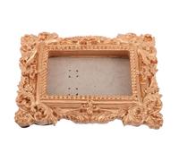 ABOOFAN Ornement Vintage Résine Victorienne Cadre Photo Antique Décoratif pour Maison Accessoire Photo Artistique avec Sculptures Détaillées Luxueux Multifonctionnel