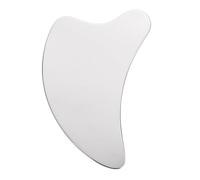 ABOOFAN Outil de Massage Facial Acier Inoxydable Gua Sha Scraping Plate pour Visage et Corps Anti-âge Soin Peau Massage Du Cou et Points Acupression