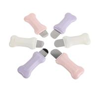 ABOOFAN Outil D'extraction de Points Noirs 6pcs en Métal et Plastique Double Tête Ergonomique pour Nettoyage Quotidien du Visage et Spa à Domicile