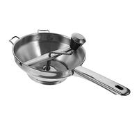 ABOOFAN Outils De Coulis Moulin À Aliments En Acier Inoxydable Broyeur À Légumes Rotatif Manuel Presse-Purée À Manivelle Bol Pour Purée De Pommes De Terre Confitures Alimentaires