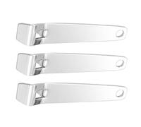 ABOOFAN Ouvre-flacon Mini Décapsuleur Portable Multifonction 3 Pièces en Acier Inoxydable pour Ampoules et Fioles, pour Voyages et Activités Extérieures