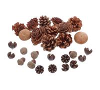 ABOOFAN Pagçons Décoratifs Choix De Couronne Pommes De Pin Décoratives Cônes pour L'artisanat Charges De Vase De Pince De Noël Décorations De Mariage d'hiver Pinecone De Pin